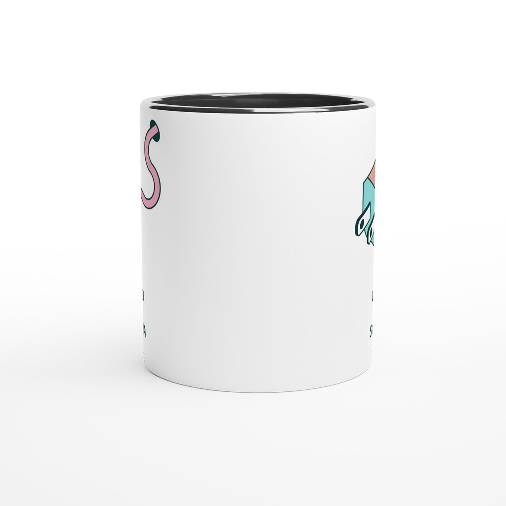 Personalised - Status: Unplugged From Social Media - White 11oz Ceramic Mug With Colour Inside Personalised 11oz Mug Customise Globally Fulfilled Name Personalise