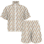 Quokkas Women's Windbreaker Short Set