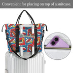 Comic Book Duffle Bag-Simple (Model 1715) Duffle Bag-Simple (1715)
