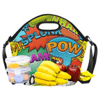 Comic Book 2 - Neoprene Lunch Bag Neoprene Lunch Bag Printed Offshore