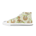 Sloths Women's High Top Canvas Shoes US12 Womens Classic High Top Shoes Printed Offshore