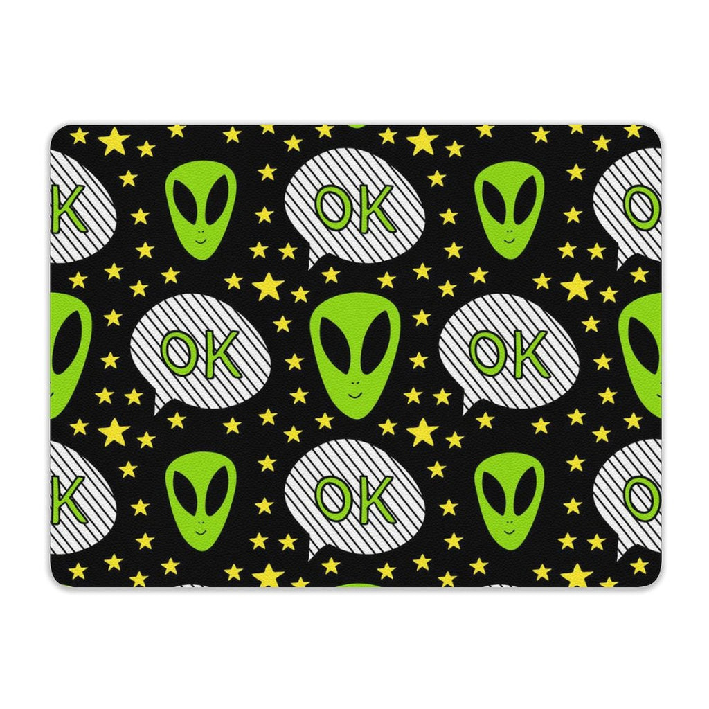 Alien OK Leather Mouse Pad Leather Mouse Pad Printed Offshore Sci Fi