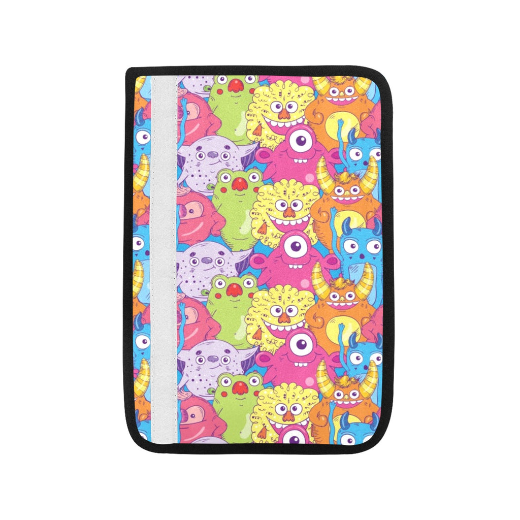 Monsters Car Seat Belt Cover 7''x10'' (Pack of 2) Car Seat Belt Cover 7x10 (Pack of 2) Printed Offshore