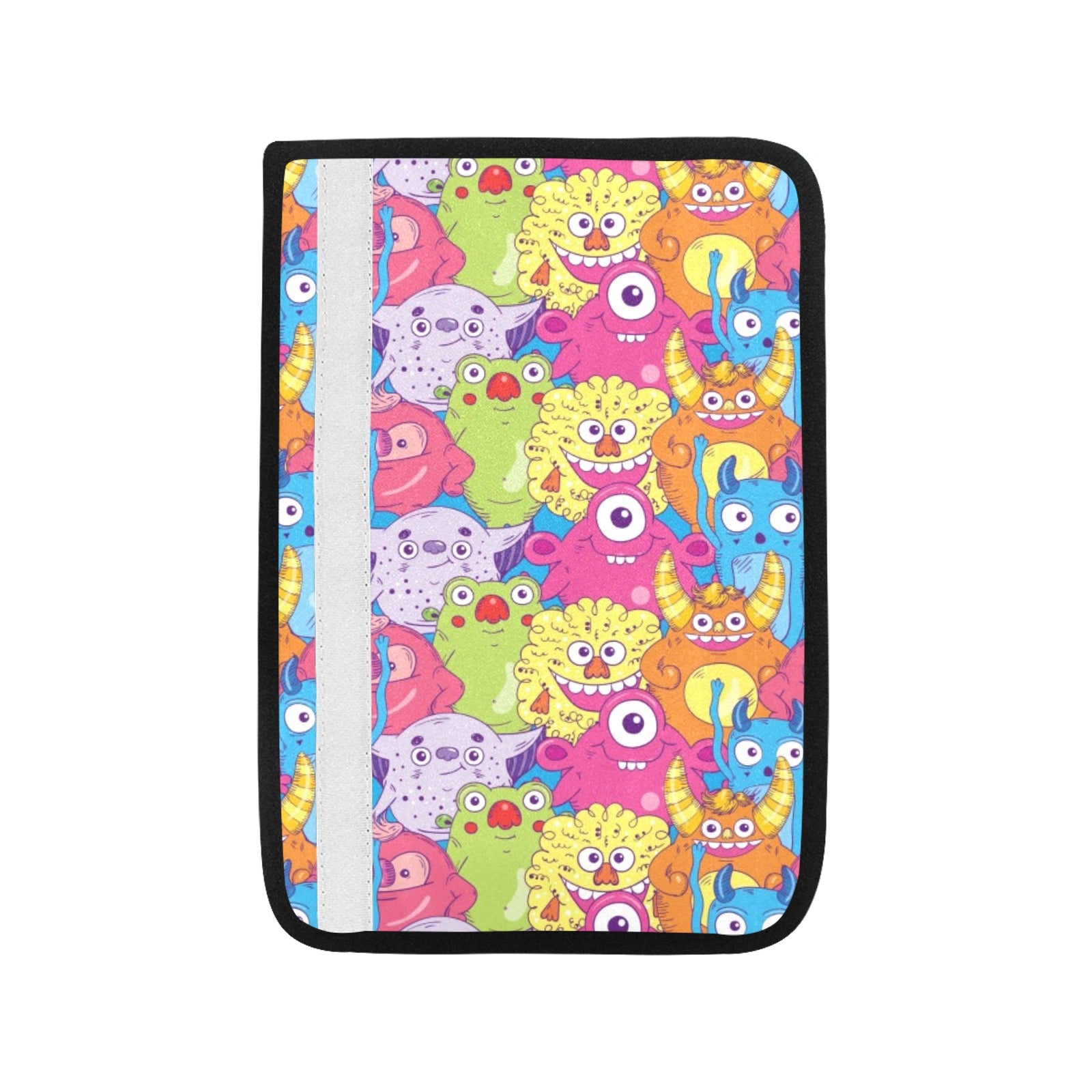 Monsters Car Seat Belt Cover 7''x10'' (Pack of 2) Car Seat Belt Cover 7x10 (Pack of 2) Printed Offshore