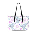 Zen Koala PU Leather Tote Bag Large