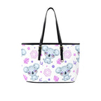 Zen Koala PU Leather Tote Bag Large