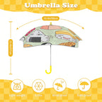 Sushi Characters Kids Safe Round Corner Umbrella Kids Safe Round Corner Umbrella Food Printed Offshore