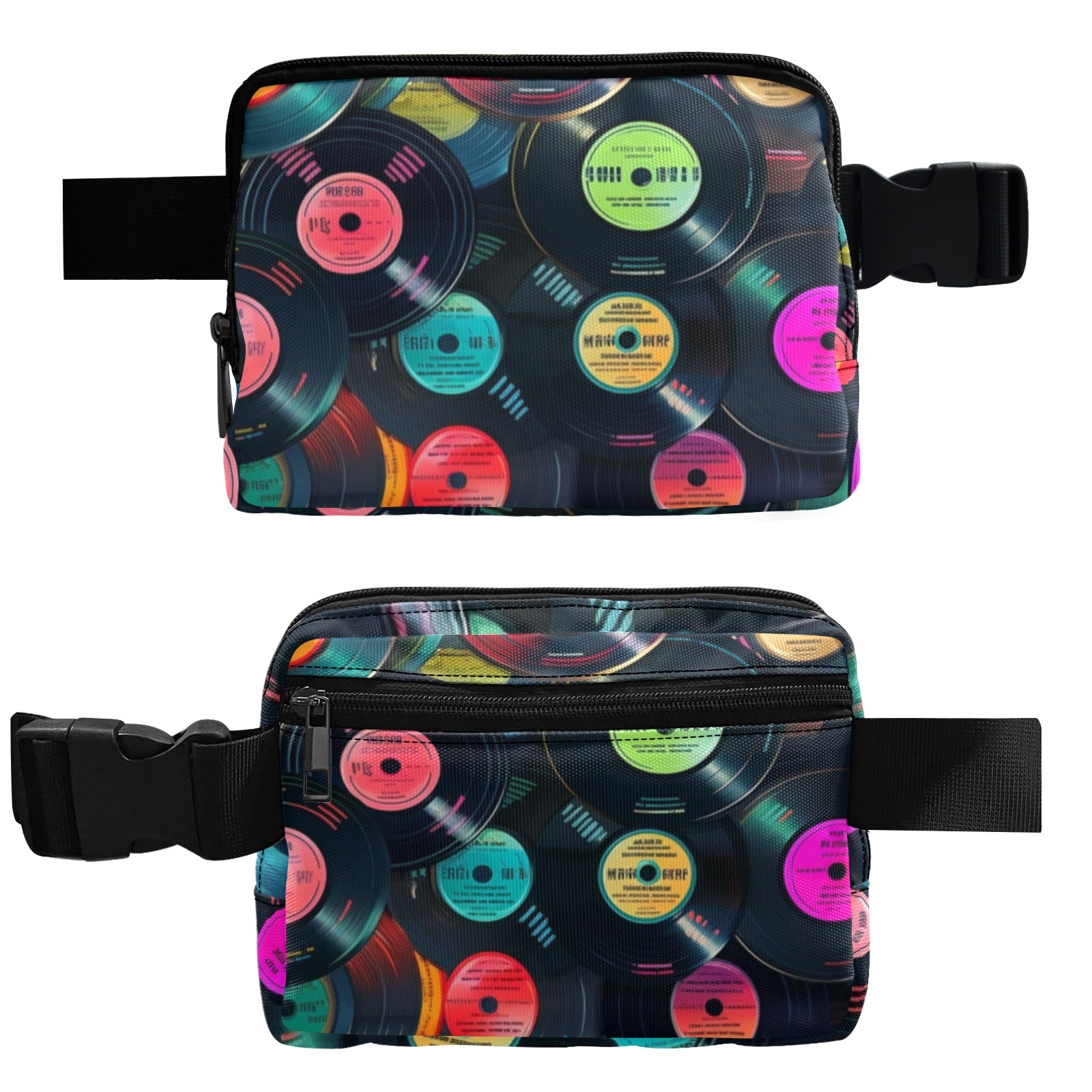 Retro Vinyl Records 2 - Belt Bag