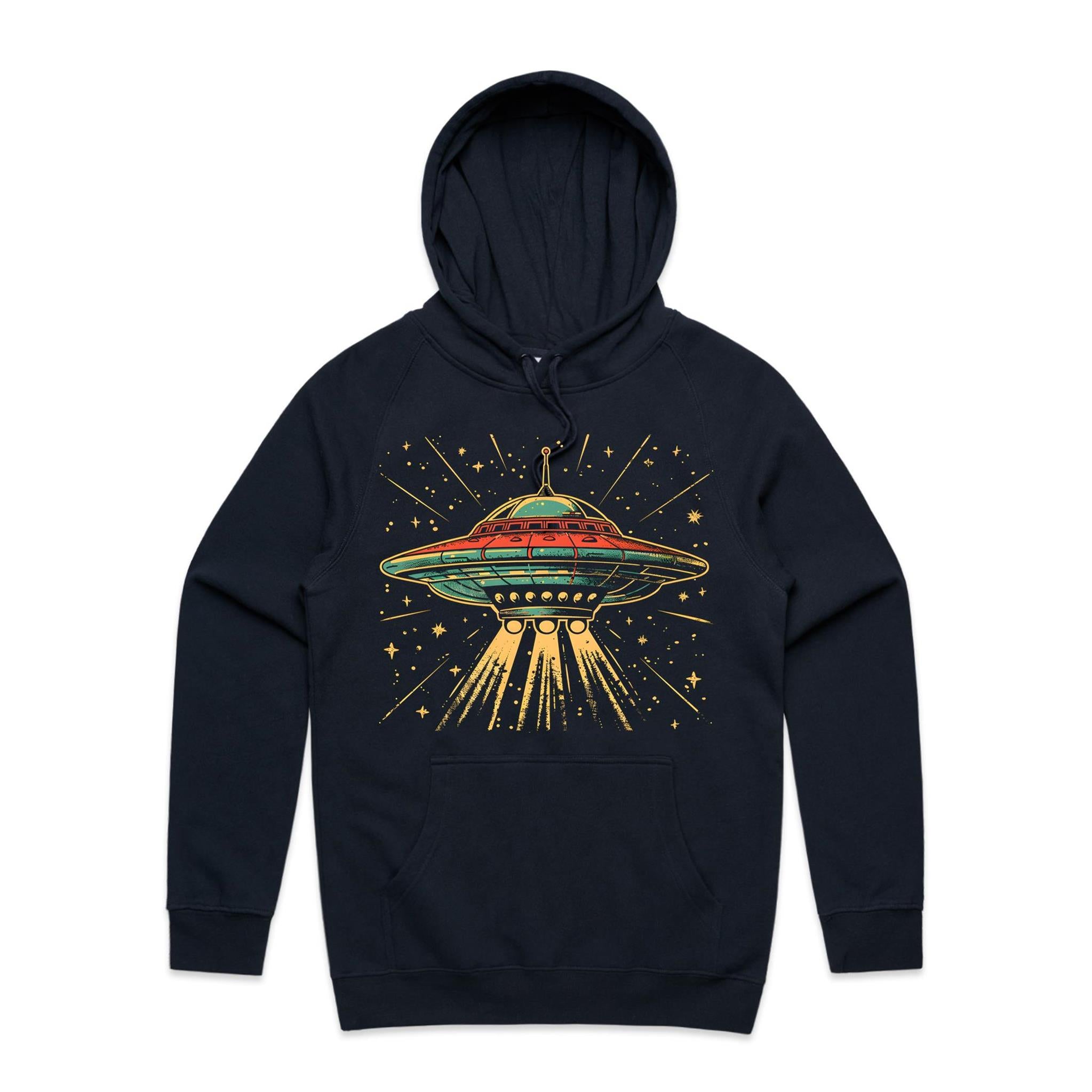 Retro UFO Men's AS Colour Hoodie