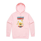 Sweet And Salty, Ice Cream And Fries - Mens Hoodie Pink Mens Hoodie Food Printed In Australia