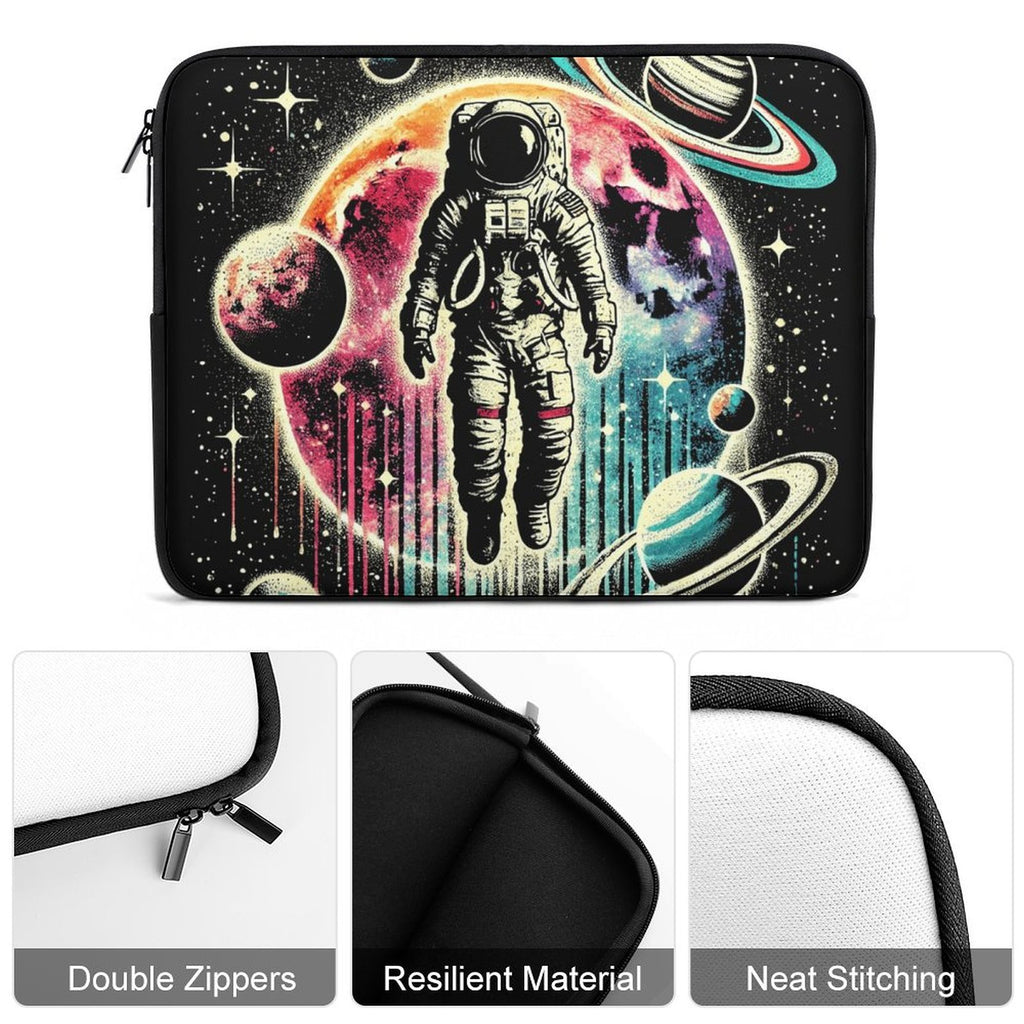 Astronaut In Space Laptop Sleeve (Multiple Sizes) Laptop Sleeve Printed Offshore Space