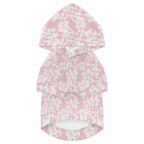 Pink Hawaiian Floral Pet Hoodie (Large Size)