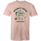Specialty Coffee - Mens T-Shirt Pale Pink Mens T-shirt Coffee Printed In Australia