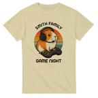 Family Game Night - Personalised T-shirt (Up to 5XL) Natural Personalised T-shirt (Up to 5XL)