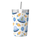 UFO's Small Stainless Steel Travel Mug Cup 12oz/350ml