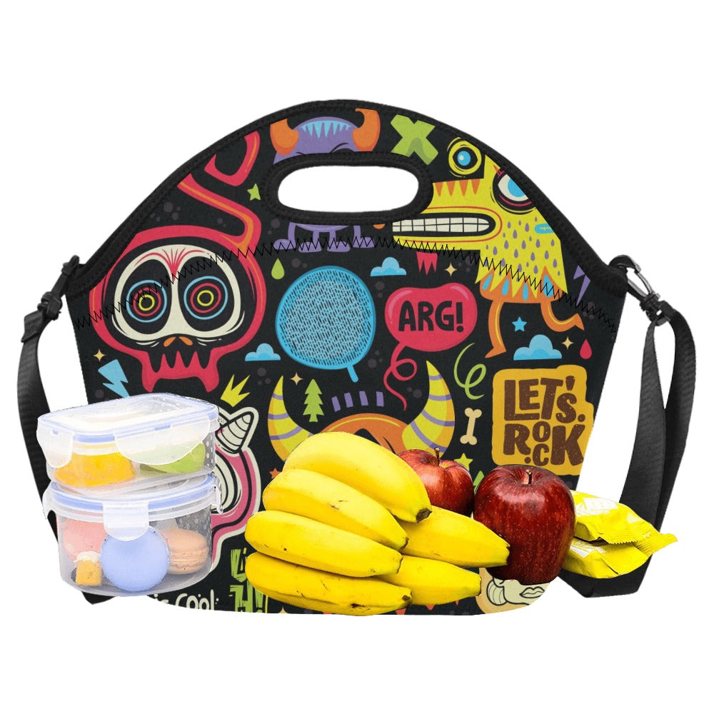 Monster Kids - Neoprene Lunch Bag Neoprene Lunch Bag Printed Offshore