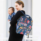 Music Instruments - Multi-Function Backpack, Nappy / Diaper Bag