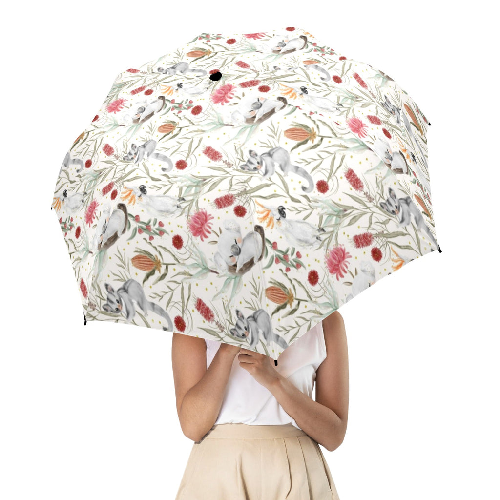 Australian Plants And Animals Umbrella
