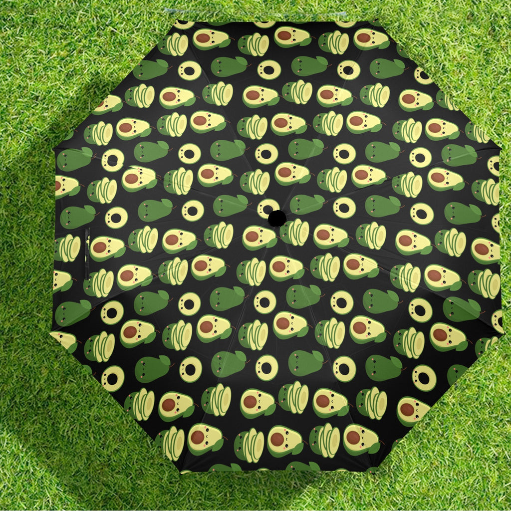 Cute Avocados - Semi-Automatic Foldable Umbrella (Model U12) Semi-Automatic Foldable Umbrella (U12)