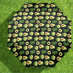 Cute Avocados - Semi-Automatic Foldable Umbrella (Model U12) Semi-Automatic Foldable Umbrella (U12)