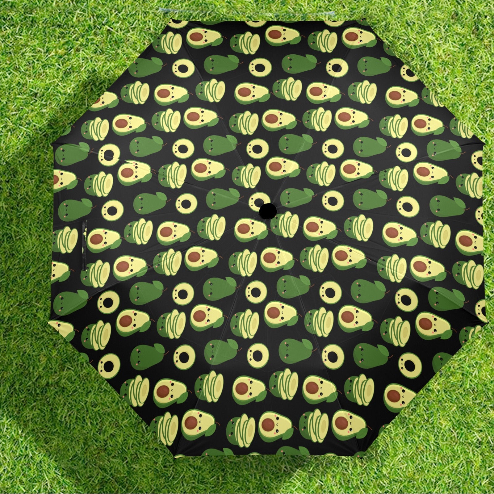 Cute Avocados - Semi-Automatic Foldable Umbrella (Model U12) Semi-Automatic Foldable Umbrella (U12)