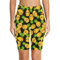 Cool Pineapples Women's Bike Shorts With Side Pockets Women's Bike Shorts Food Printed Offshore
