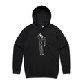 Coffee Brain Men's AS Colour Hoodie Black Mens Hoodie Coffee Printed In Australia