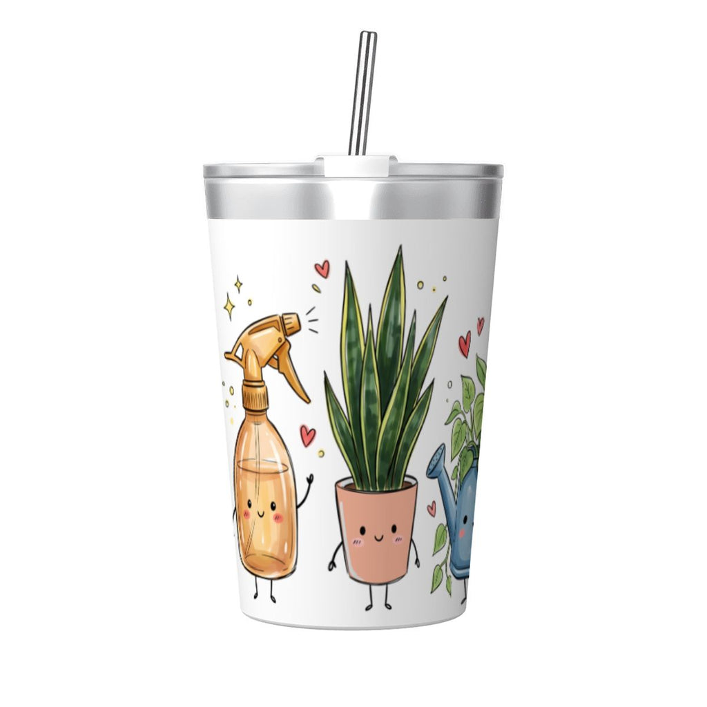 Plant Lover Small Stainless Steel Travel Mug Cup 12oz/350ml
