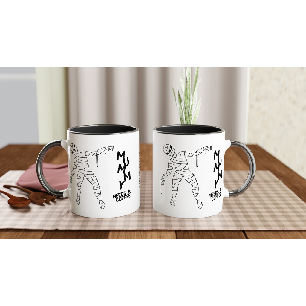 Personalised Mummy Needs A Coffee 11oz Ceramic Mug Personalised 11oz Mug Globally Fulfilled Mum