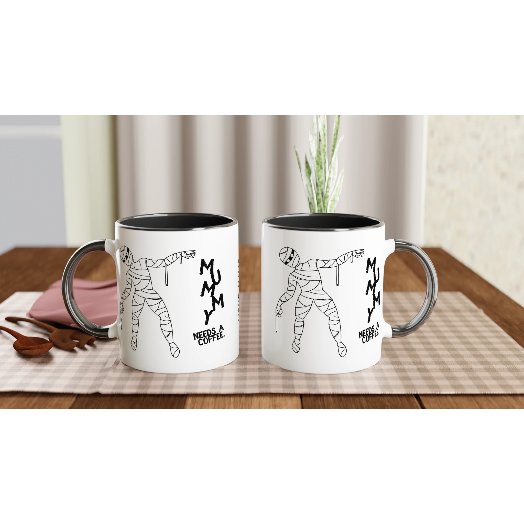 Personalised - Mummy Needs A Coffee - 11oz Ceramic Mug Personalised 11oz Mug Globally Fulfilled Mum