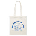 Bloomin' Marvellous - Parcel Canvas Tote Bag Default Title Small Tote Bag Printed In Australia