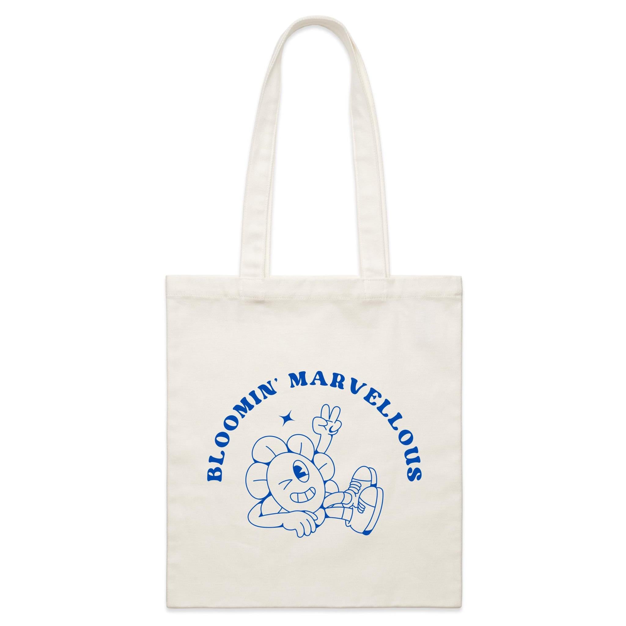Bloomin' Marvellous - Parcel Canvas Tote Bag Default Title Small Tote Bag Printed In Australia