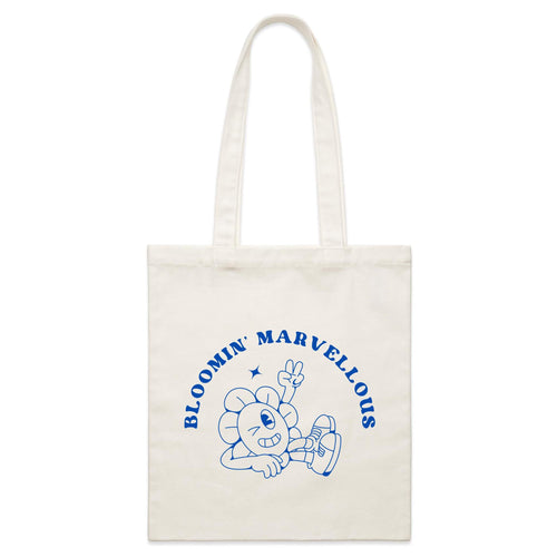 Bloomin' Marvellous - Parcel Canvas Tote Bag Default Title Small Tote Bag Printed In Australia