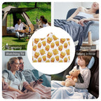 French Fries Kids Hooded Blanket 100cm x 130cm Kids Hooded Blanket Food Printed Offshore