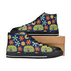 Hippie Caravan - Men's High Top Canvas Shoes