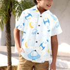 Spaceships And UFO's - Junior Kids Hawaiian Shirt