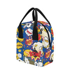 Blue Comic Book - Zipper Lunch Bag Zipper Lunch Bag Printed Offshore