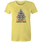 Koala Christmas Tree - Womens T-shirt