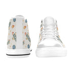 Rockets Men's High Top Canvas Shoes Men's Classic High Top Canvas Shoes Printed Offshore Space