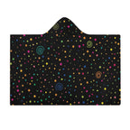 Stars And Swirls Kids Hooded Blanket 100cm x 130cm Kids Hooded Blanket Printed Offshore