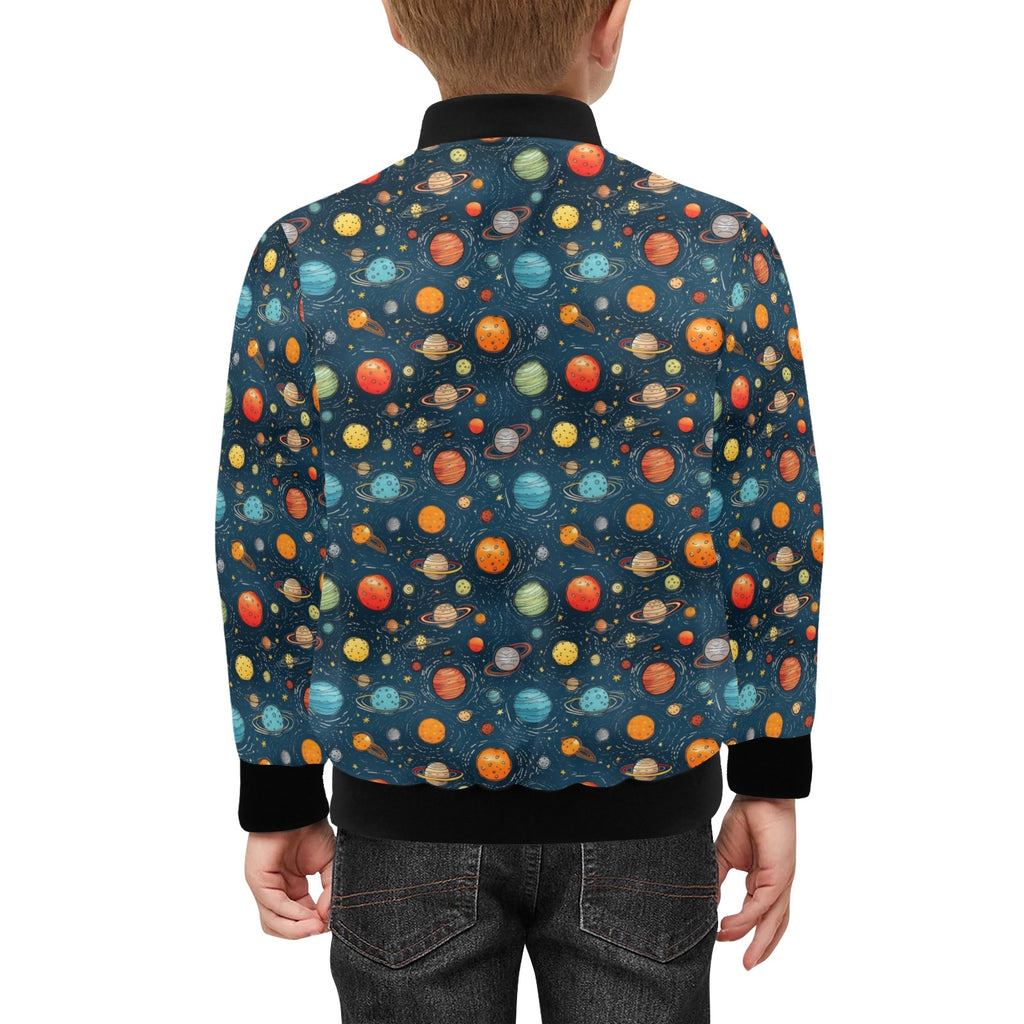 Galaxy Kids Bomber Jacket Kids Bomber Jacket Printed Offshore Space