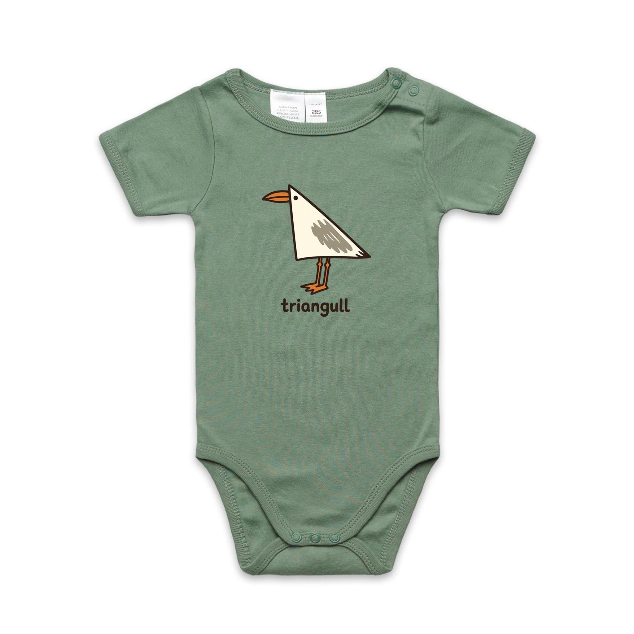 Triangull Geometry Seagull AS Colour Baby Bodysuit