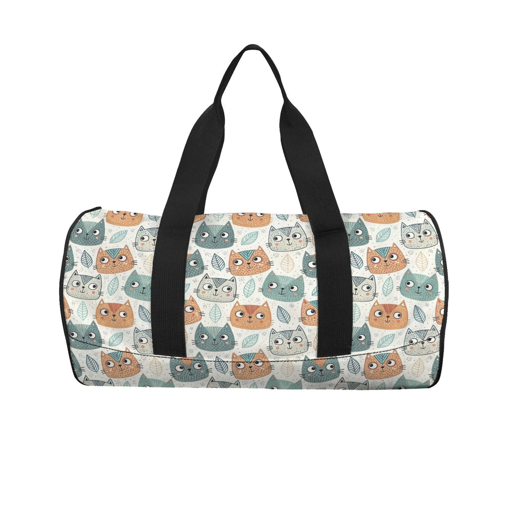 Cute Cat Faces Duffle Bag Duffle Bag Printed Offshore