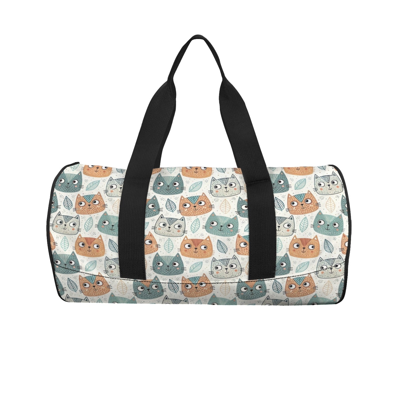 Cute Cat Faces Duffle Bag Duffle Bag Printed Offshore