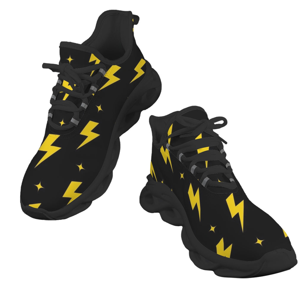 Yellow Lightning Women's Twisted Sole Sneakers