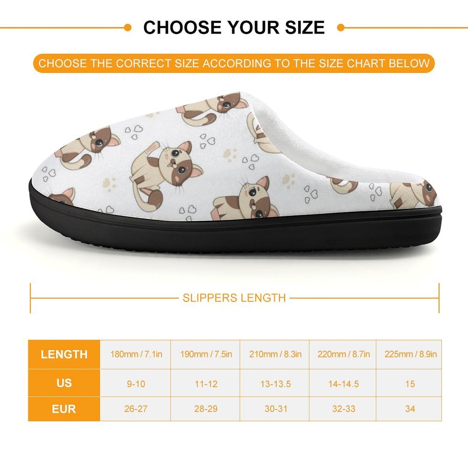 Cheeky Cats Kids Cotton Slippers