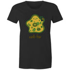 Cell-fie, Selfie Cell - Womens T-shirt Black Womens T-shirt Printed In Australia Science