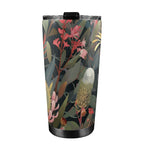 Australian Native Flowers - 20oz Mobile Tumbler with Lid (Black Lock) 20oz Travel Mug Plants Printed Offshore