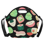 Happy Sushi - Neoprene Lunch Bag Neoprene Lunch Bag Printed Offshore