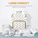 Cheeky Cats Multi-Function Backpack, Nappy / Diaper Bag Multi-function Backpack, Nappy / Diaper Bag animal Printed Offshore